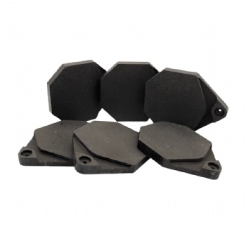 Heptagonal brake pads